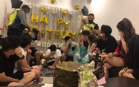 为越南女子办生日派对狂欢扰民　11男女被警方上门逮捕